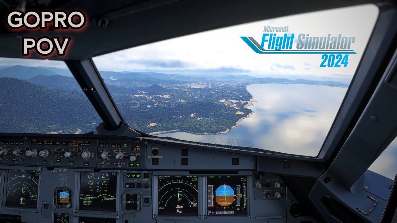 MSFS2024 | Realistic GoPro POV landing | FENIX A320