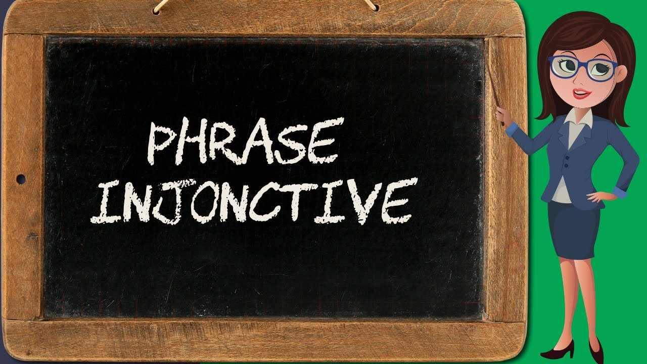 Qu'est-ce qu'une phrase injonctive ?