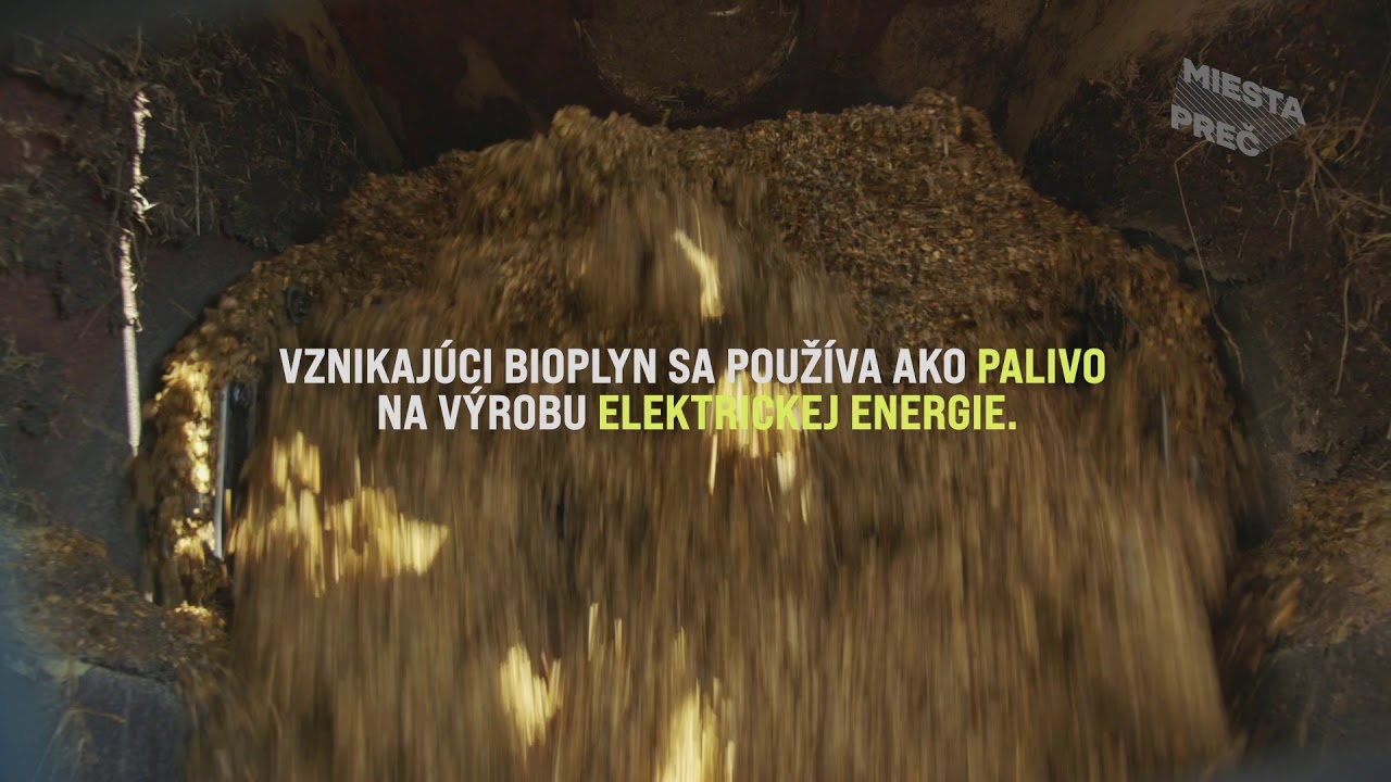 MIESTA PREČ - BIOPLYNKA - spracovanie bioodpadu