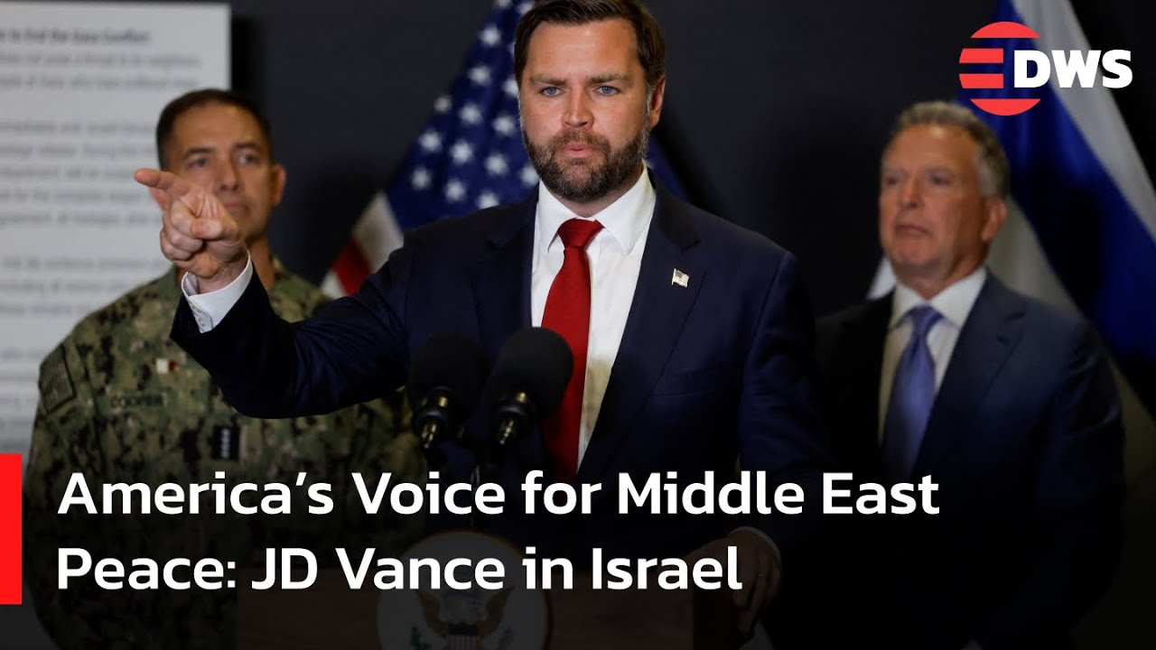 Historic Israel Address: JD Vance Delivers Bold &lsquo;Peace Through Strength&rsquo; Message | DWS News | AH14