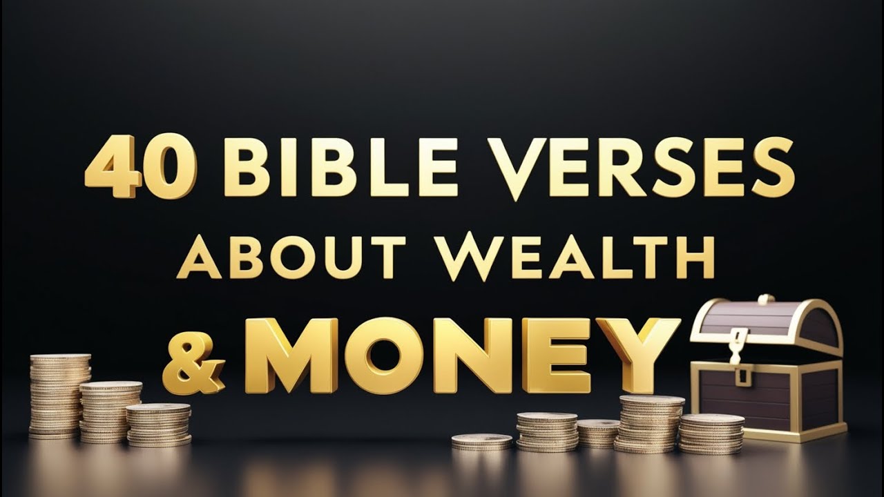 40 POWERFUL BIBLE VERSES ON WEALTH AND MONEY: BIBLICAL PRINCIPLES FOR PROSPERITY AND GENEROSITY