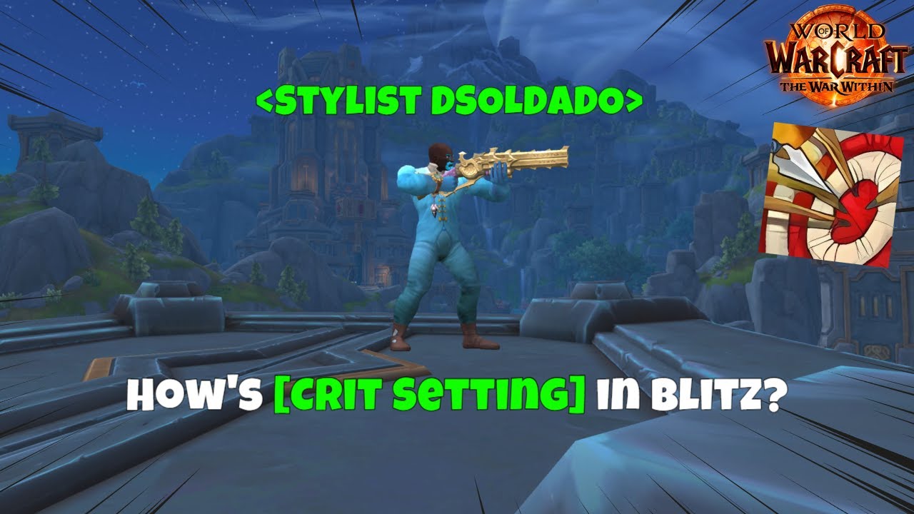 Marksmanship hunter PVP Critical Setting in Solo Battleground Blitz 11.1