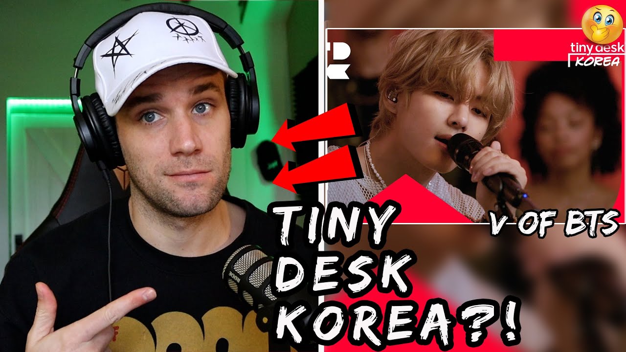 WHAT A VOICE!! | Rapper Reacts to V of BTS: Tiny Desk Korea (First Reaction)