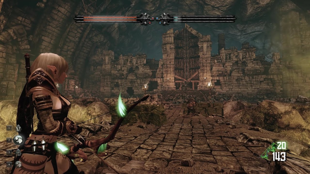 Jogando um pouco de: Hunted: The Demon's Forge (2011)