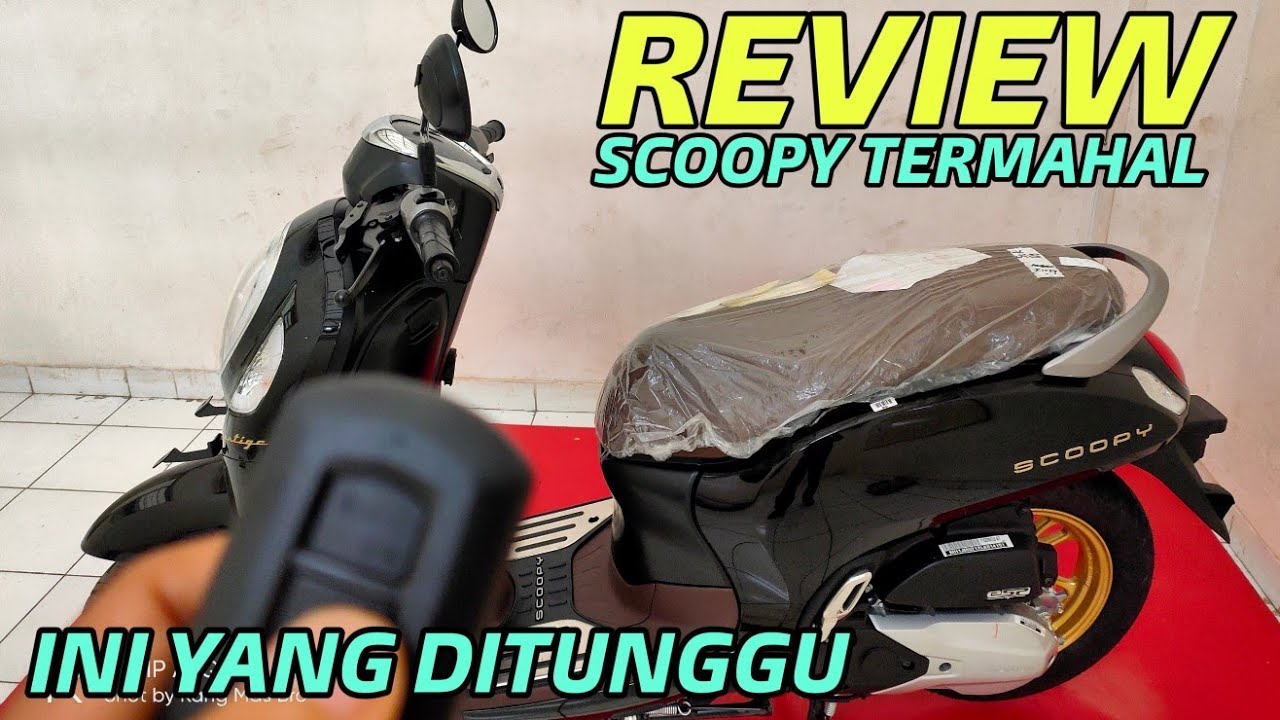 SCOOPY PRESTIGE BLACK | PALING MAHAL ‼️