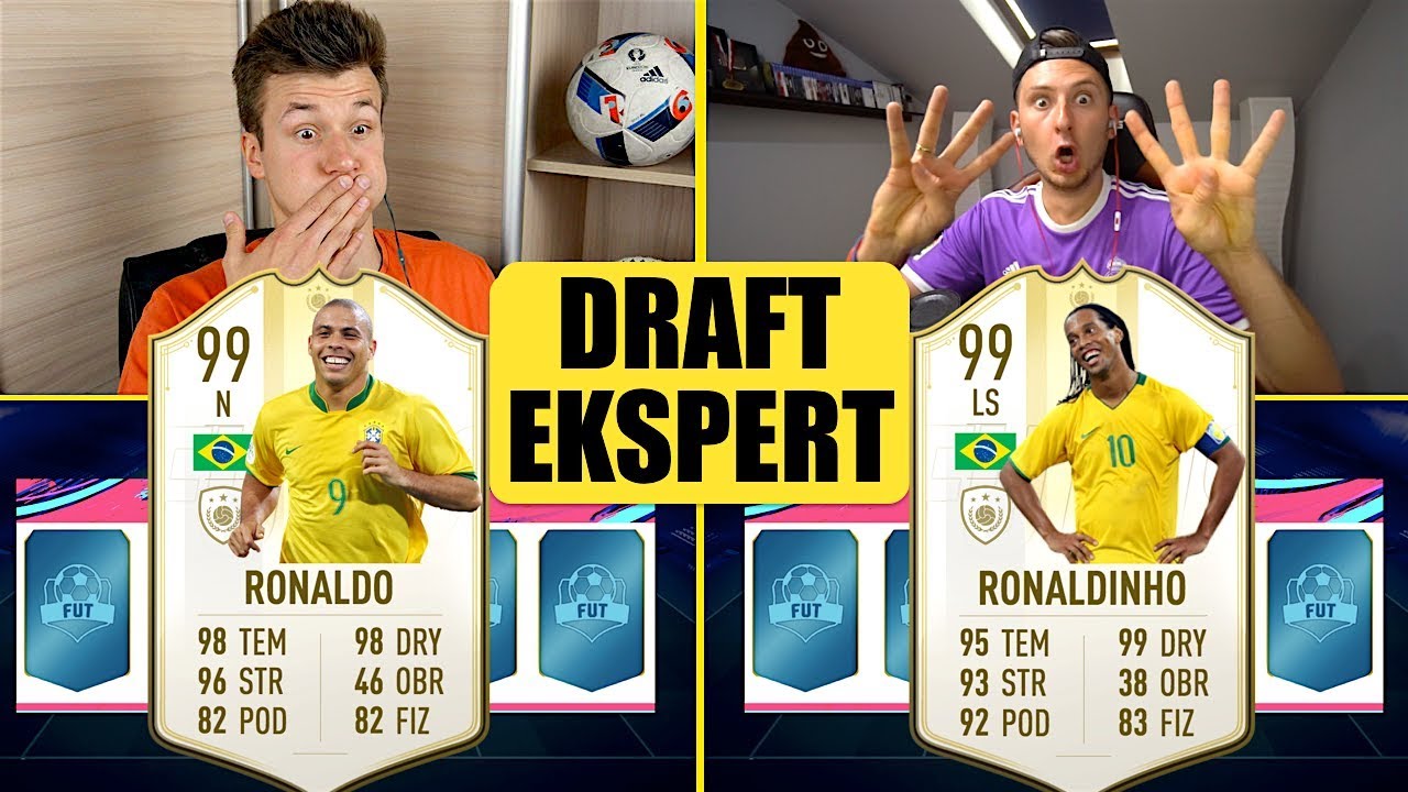DRAFT EKSPERT - ŚMIESZNE SCENY! | LACHU vs ZWYKŁY KIBIC | FIFA 19