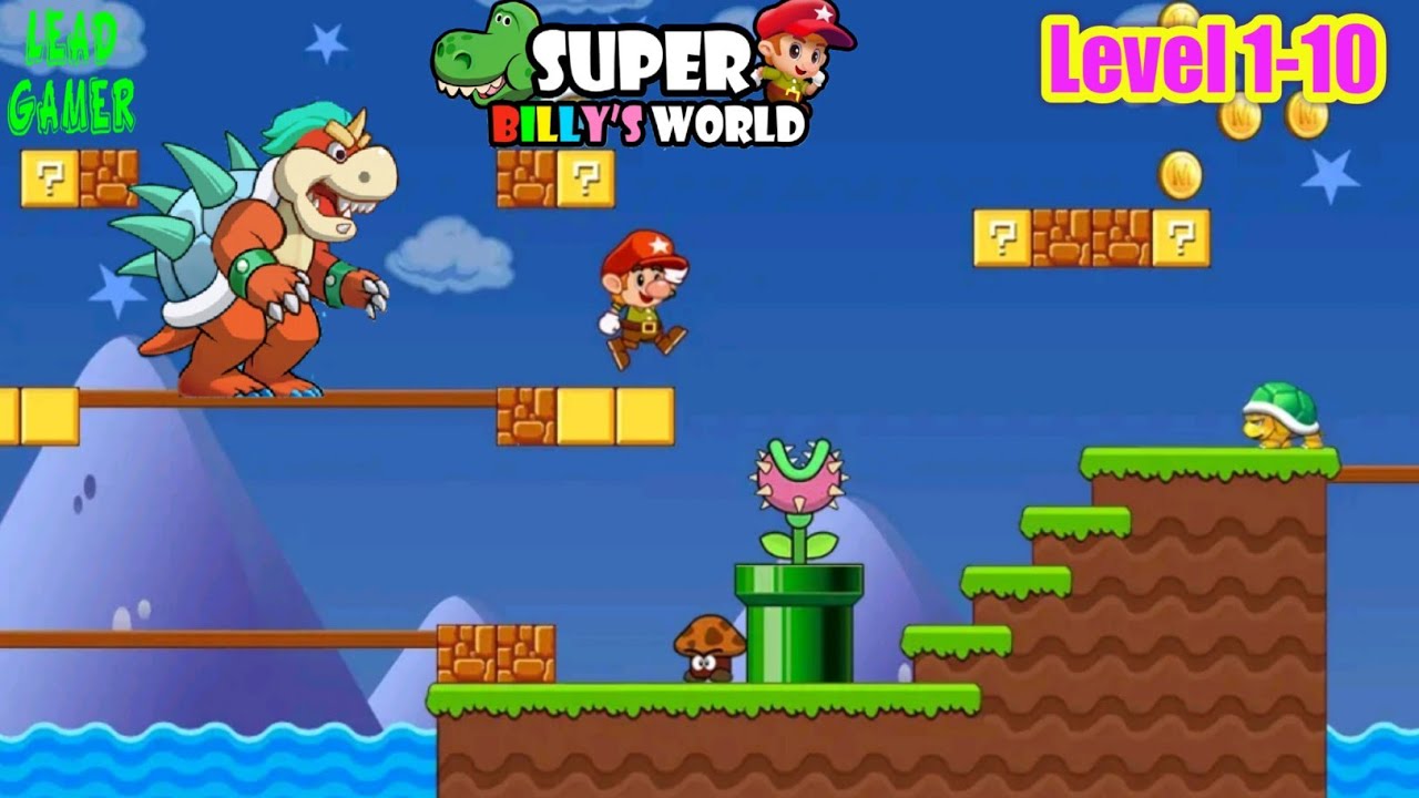 Super billy's world jump and run level 1-10   #games #gaming #gameplay