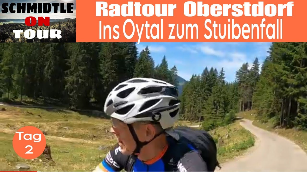 Oberstdorf-Radtour ins Oytal zum Stuibenfall.
