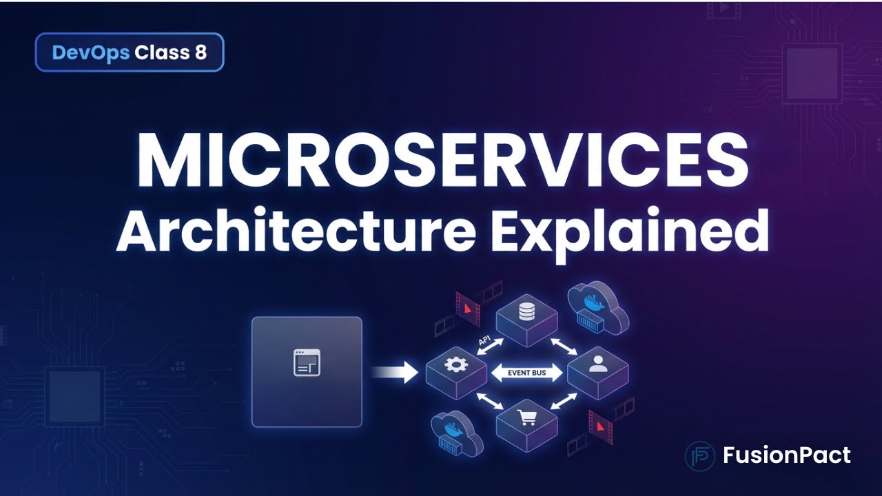 Microservices Explained with Real-Time Example | DevOps Class 8 | Netflix Architecture