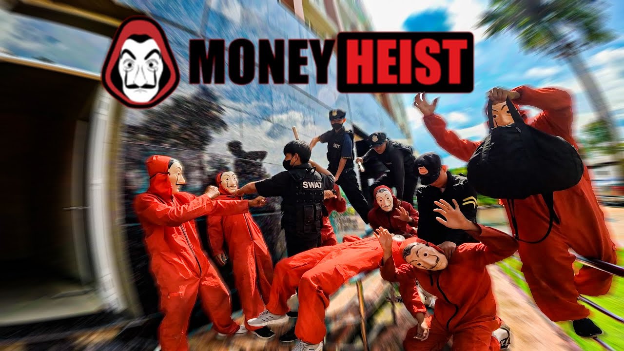PARKOUR MONEY HEIST 4.0 vs POLICE ( bella ciao remix ) phi vụ triệu đô