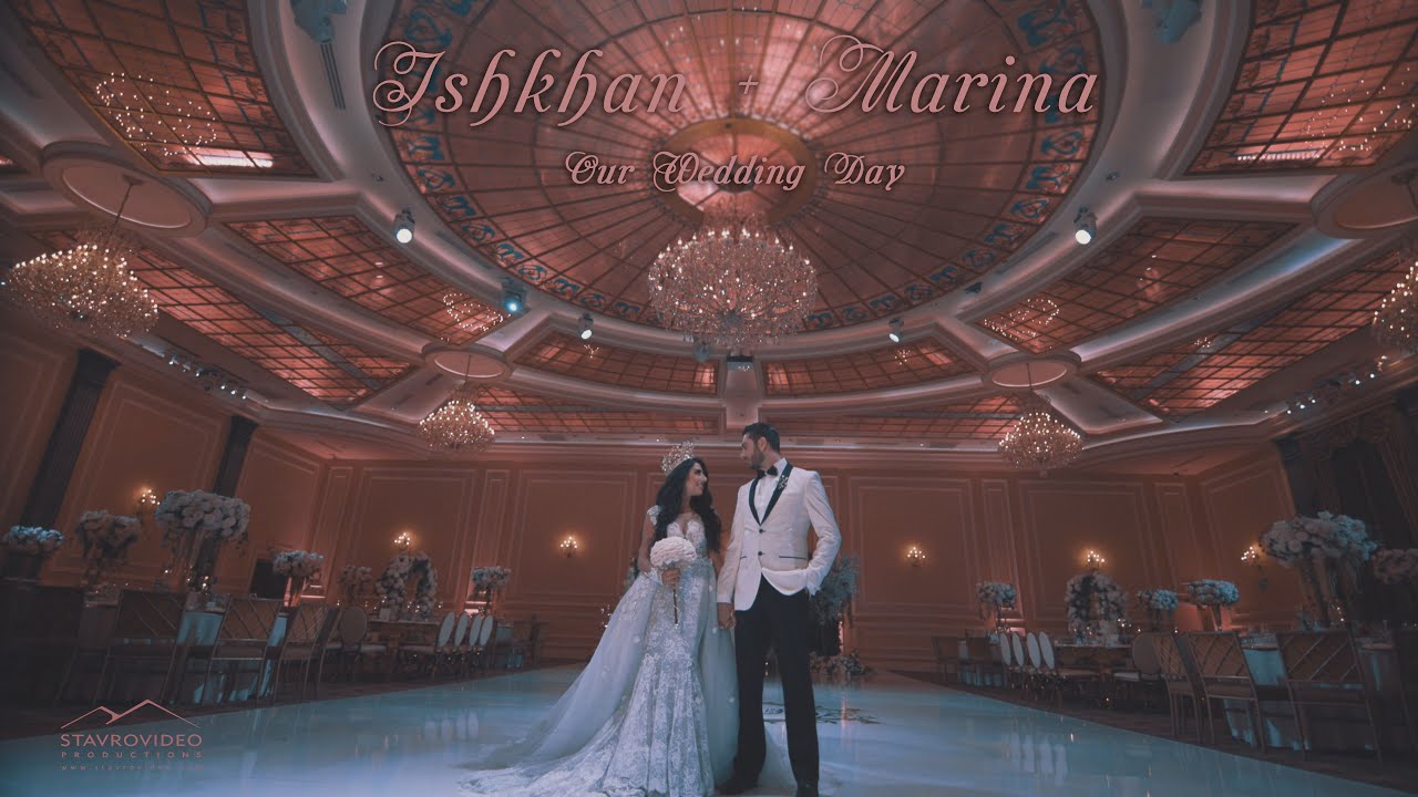 Ishkhan + Marina's Wedding Highlights at Taglyan Hall st Leon church and Malibu California