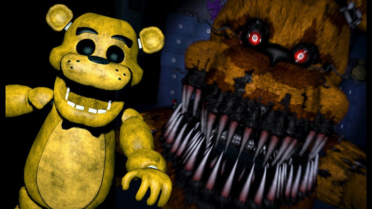 GOLDEN FREDDY PLAYS: Five Nights at Freddy's 4 (Night 5)