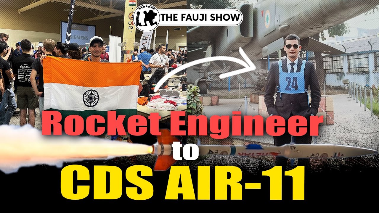 MAKING ROCKETS to FLYING FIGHTER JETS !! Village in Bihar to  IITian & CDS AIR-11 Shivam EP-268