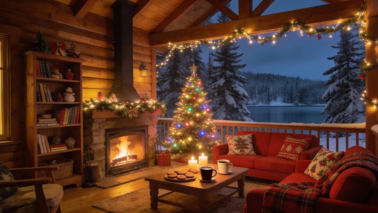 Cozy Christmas Romance Jazz 🎄✨ Smooth Ballad Instrumental with Soft Holiday Glow