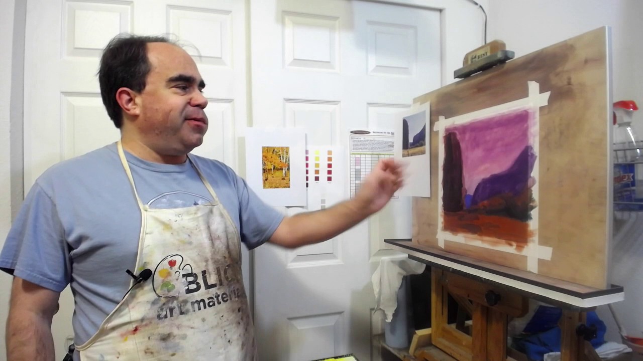 Painting in Pastels #3: Landscape Demo