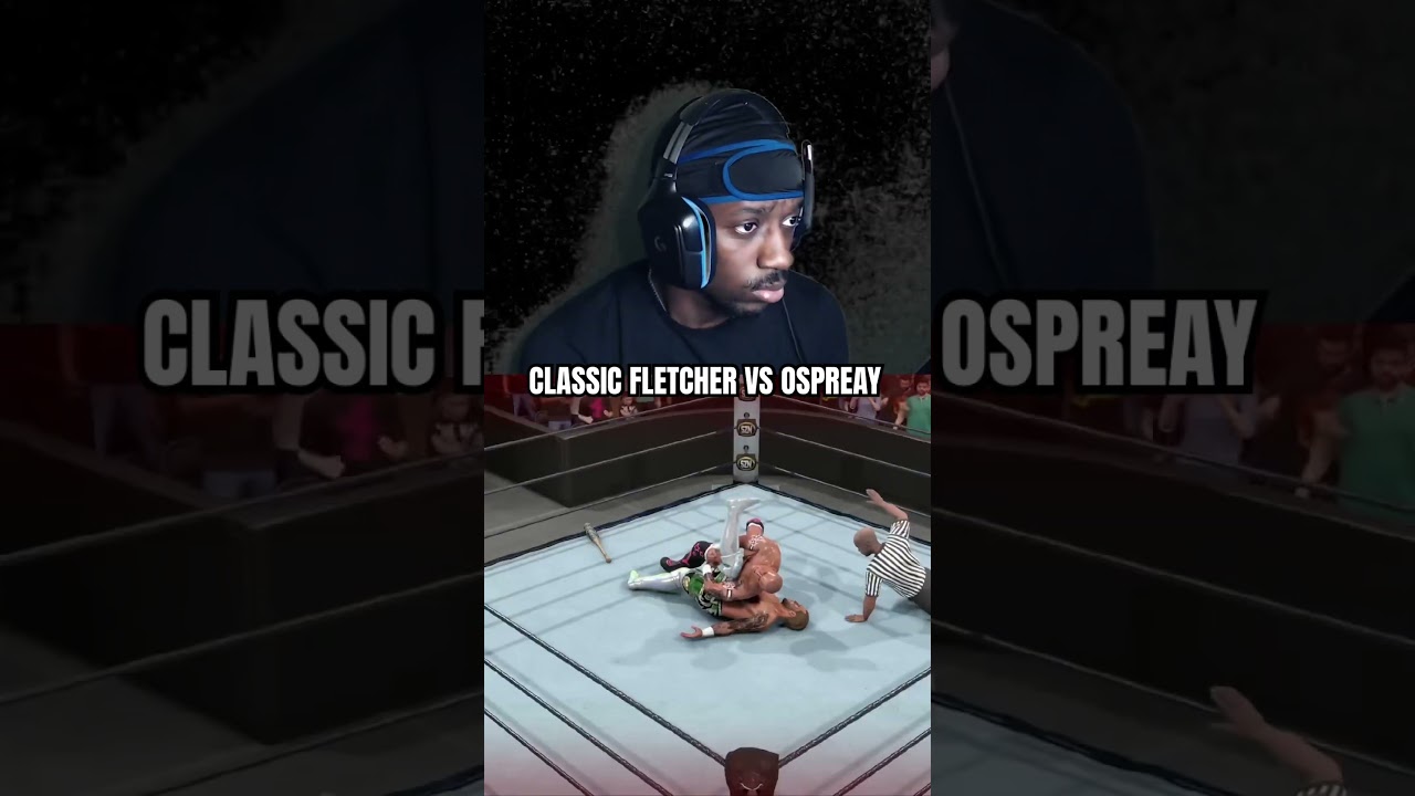 Оспрей и Флетчер сражаются друг с другом, но в WWE 2K26 #wwe2k #shortsfeed #wwegames #wwe2k26 #ga...