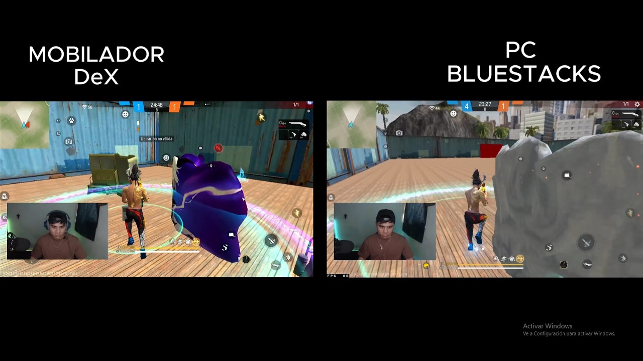 MOBILADOR (DeX) VS PC (BLUESTAKS)