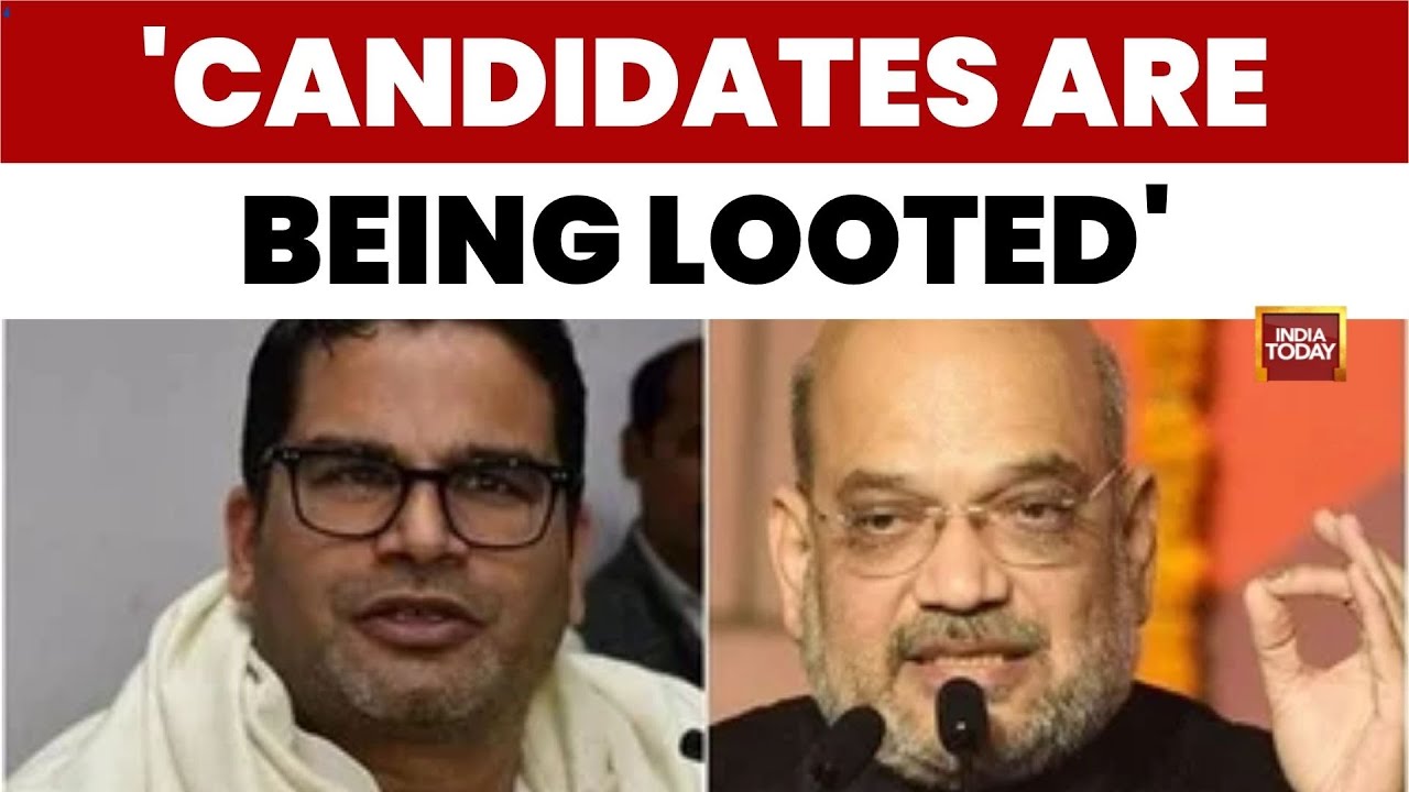Bihar Battle: Prashant Kishor Accuses BJP, Amit Shah of 'Candidate Looting'