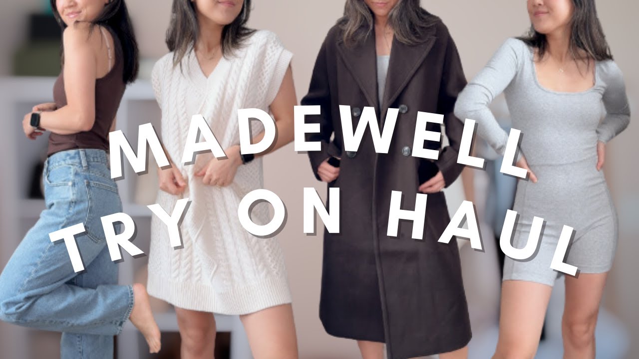 MADEWELL TRY ON HAUL: perfect fall pieces for a timeless wardrobe!