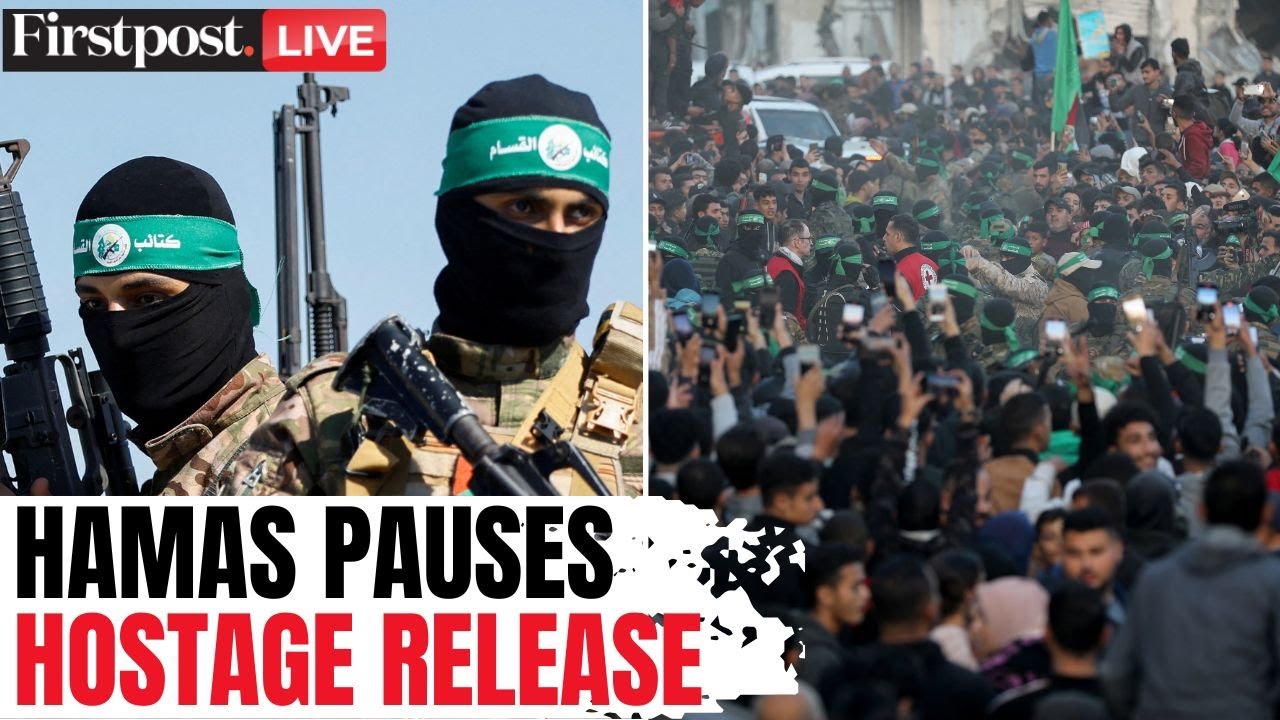 Gaza Ceasefire LIVE: Hamas Suspends Release of Israeli Hostages Over &lsquo;Violations&rsquo; of Ceasefire |N18G