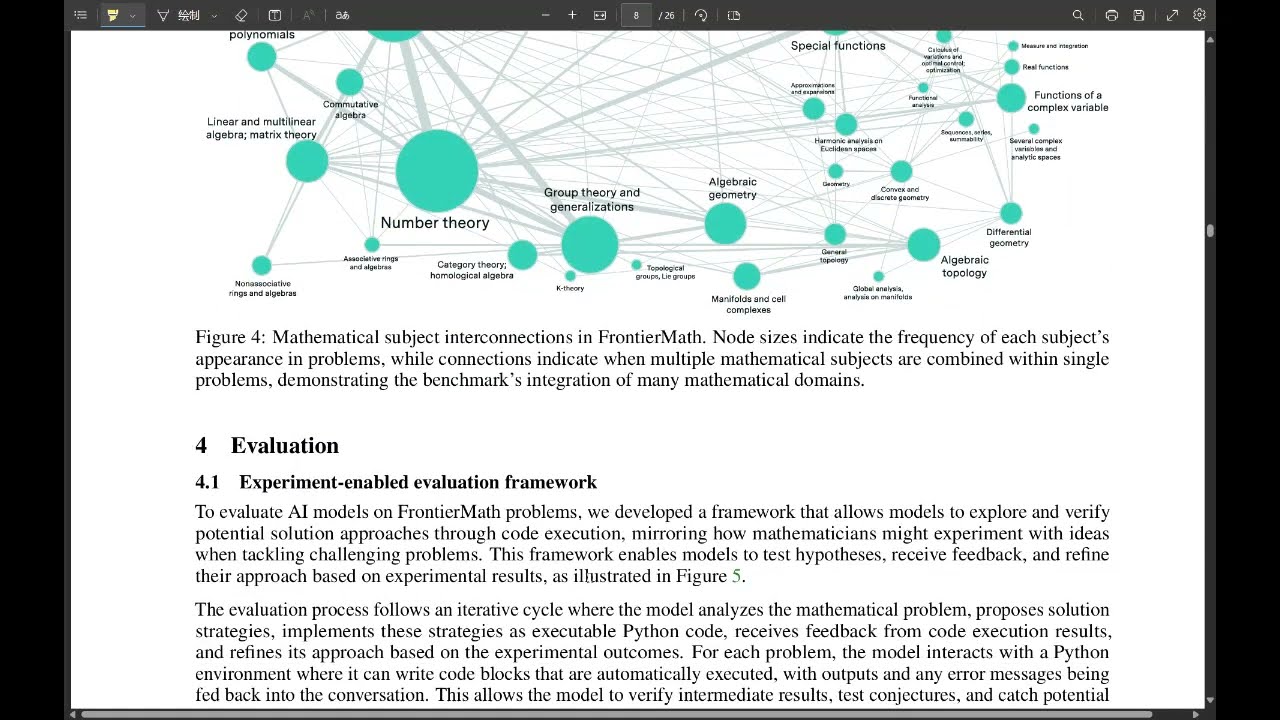 FrontierMath: A Benchmark for Evaluating Advanced Mathematical Reasoning in AI