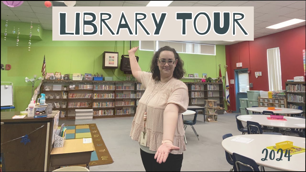 2023-24 SCHOOL LIBRARY TOUR | showing you around my teaching space