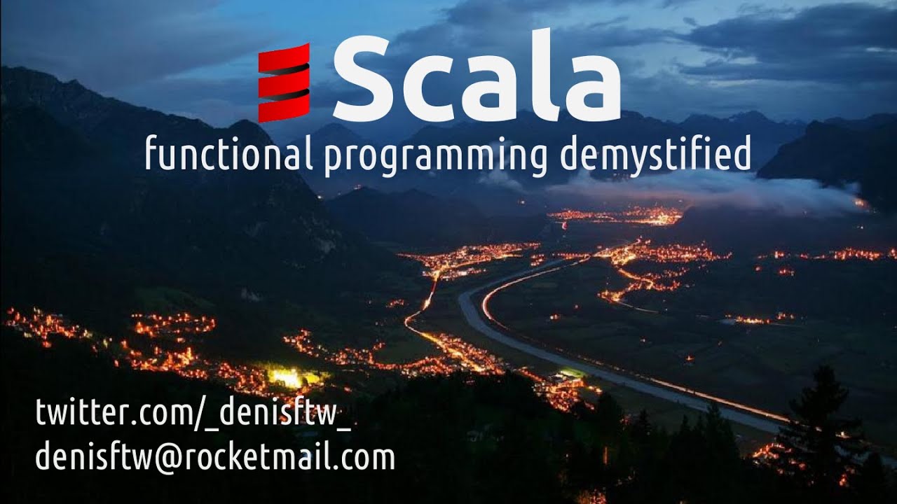 Demystifying functional programming with Scala (in Russian)