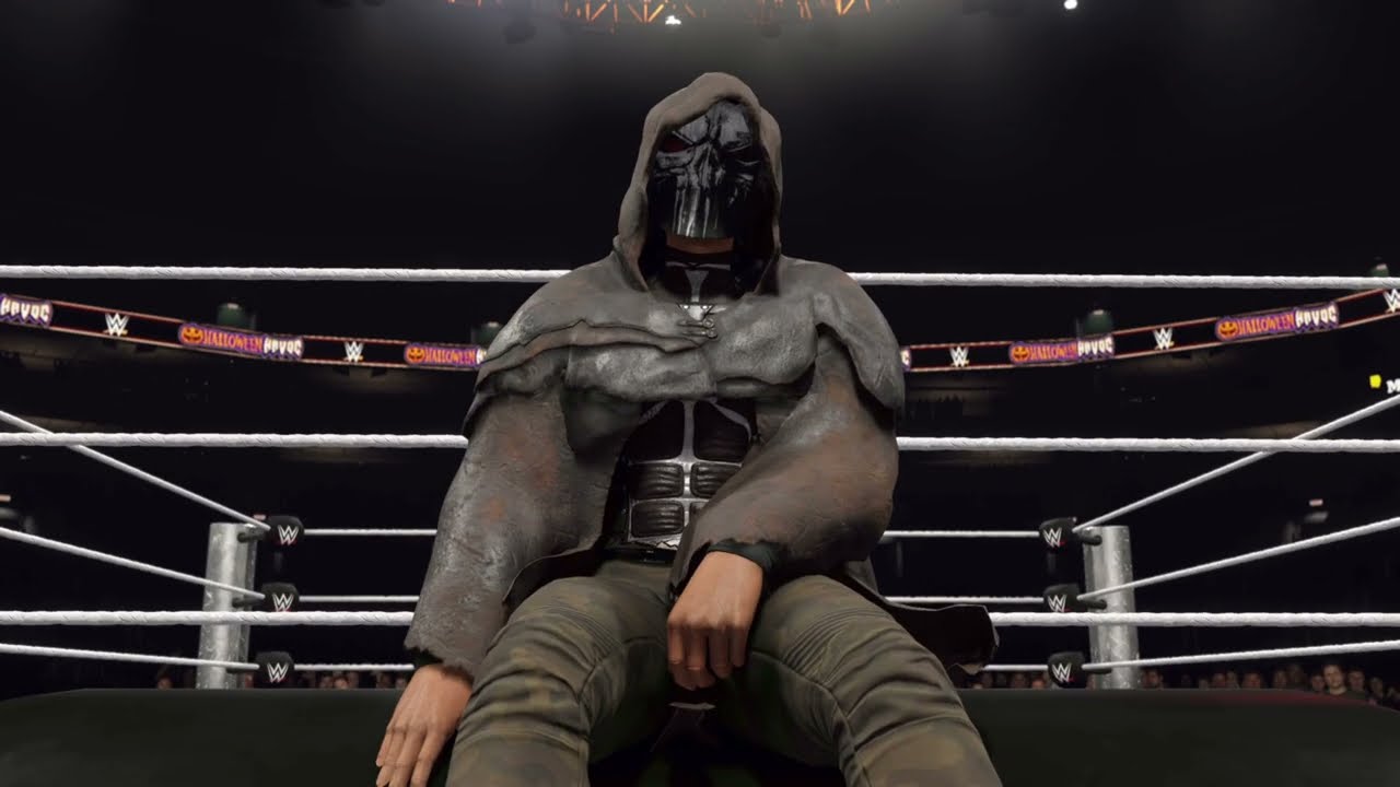 WWE 2K25 The Miz Vs Rey Mysterio Halloween Havoc