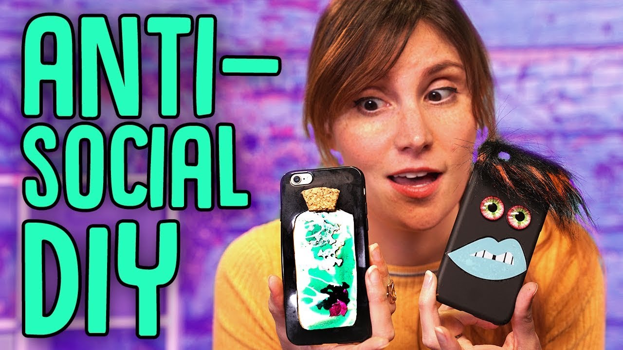 2 DIY Phone Case Ideas to Make You an Anti-Social Bad*ss // Paint it Black | Snarled