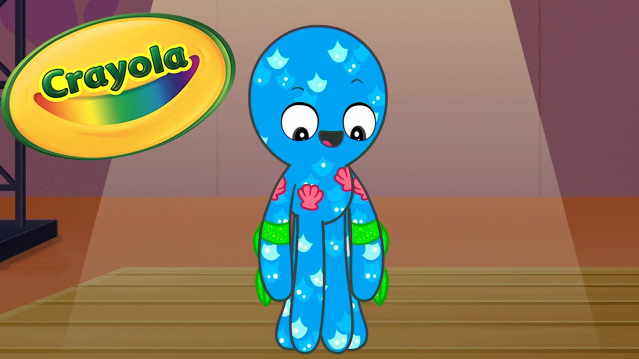 Ollie the Funky Octopus Steals the Show ✨ Scribble Scrubbie Pets | Crayola Cartoons for Kids