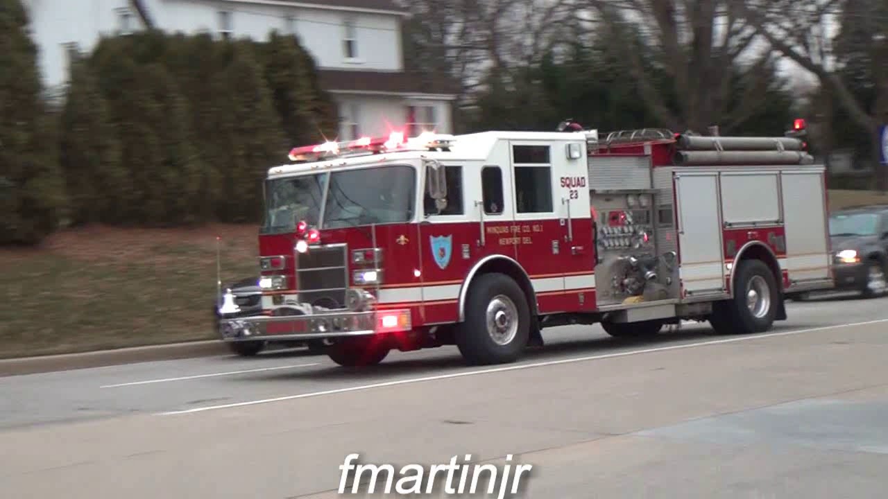 The Red Train and Pumper Squad blasting horns and si-reens assiting Co 21 1 15 18
