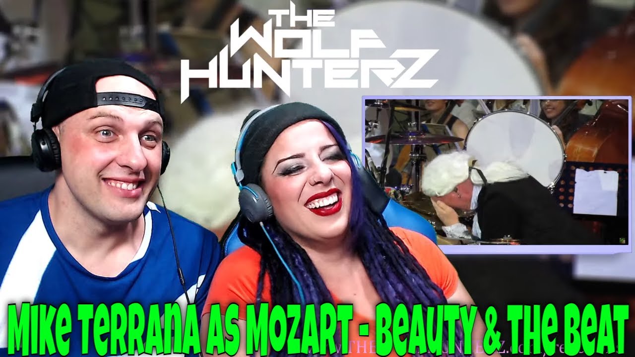 Mike Terrana as Mozart - Beauty & the Beat | THE WOLF HUNTERZ Reactions