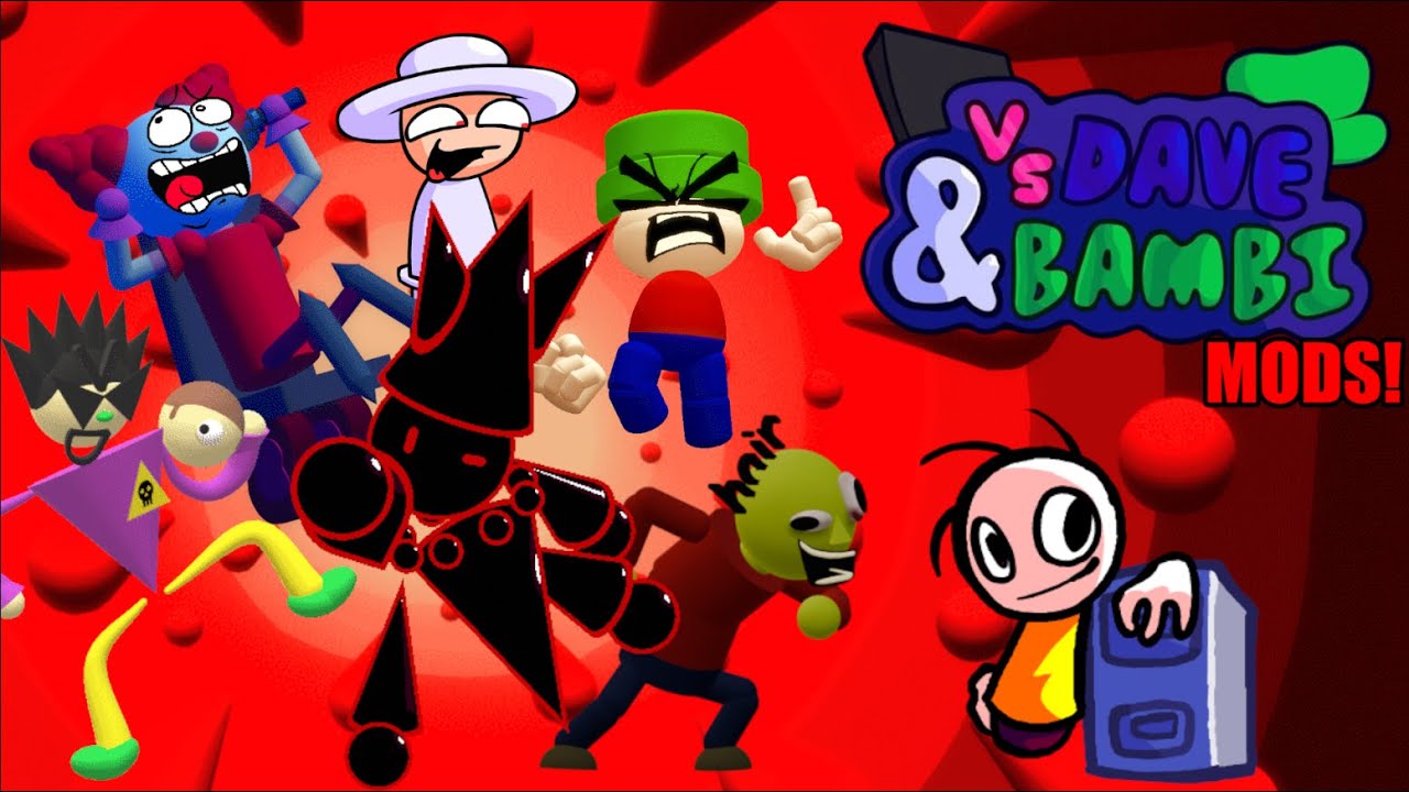 Dave and Bambi Mods are STILL Amazing! (Bambi's Hellscape, Kirby Dave, Cell Catalogue, and MORE!)