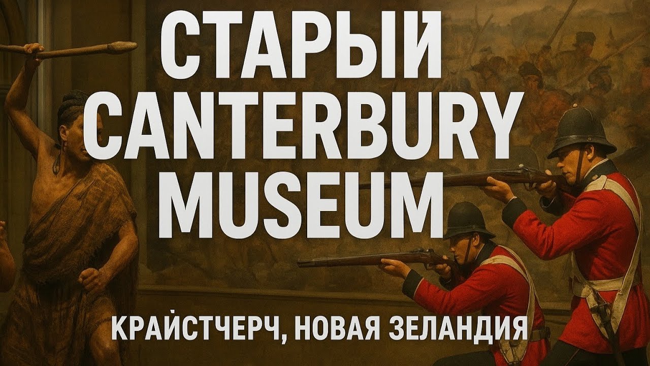 Прогулка по старому Canterbury Museum в Крайстчёрче | Уникальное видео из Новой Зеландии