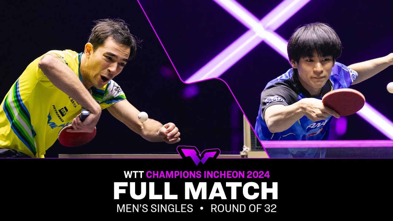 FULL MATCH | Hugo Calderano vs Shunsuke Togami | MS R32 | #WTTIncheon 2024
