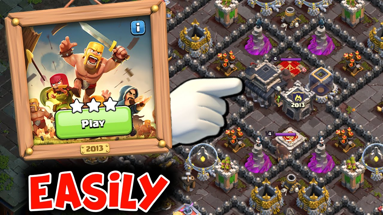 How to beat 10th anniversary challenge 2013-Clash of Clans