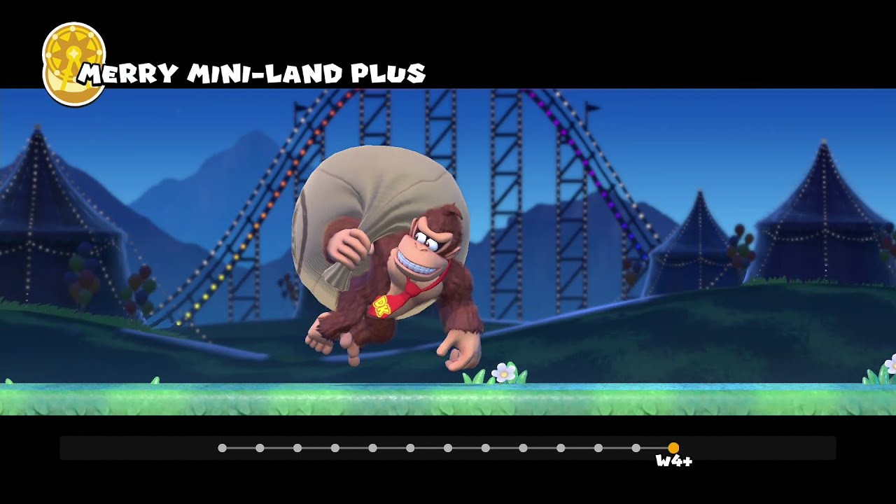 Mario vs Donkey Kong (Nintendo Switch) - Walkthrough 100% (Plus Mode): World 4 Plus (w4+)