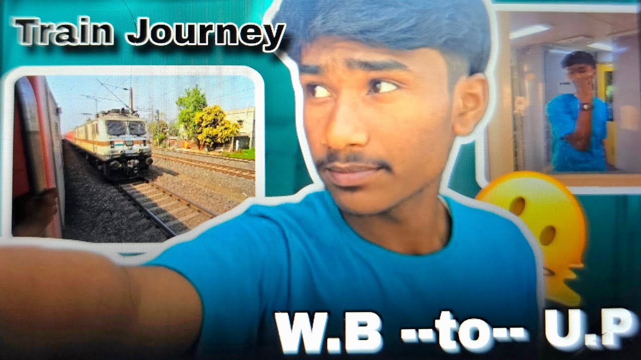 Train journey west Bengal too uttarpradesh #vairalvideo #minivlog #bengali