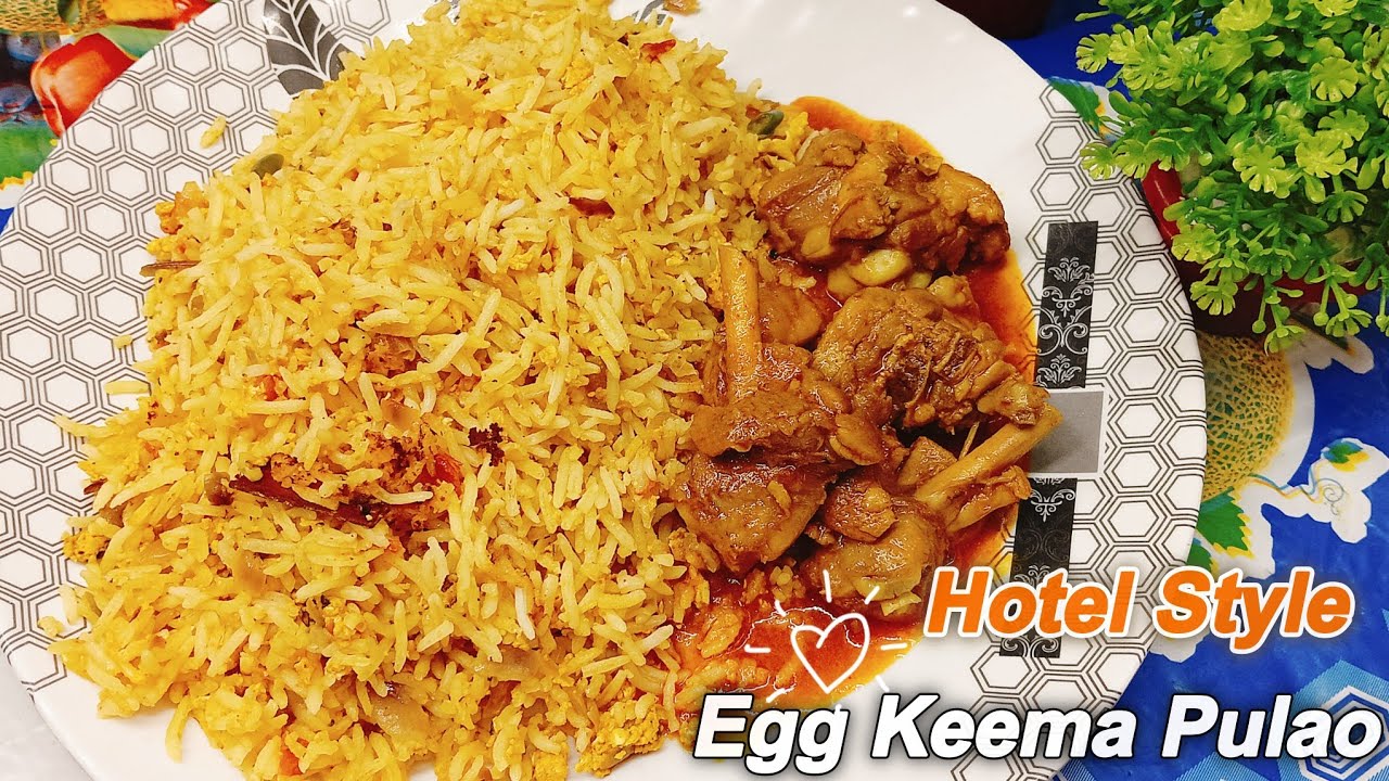 👉ঘরে বসে হোটেল স্টাইল Egg Keema Pulao | Easy And Tasty Recipe| Abosorer Kaj 