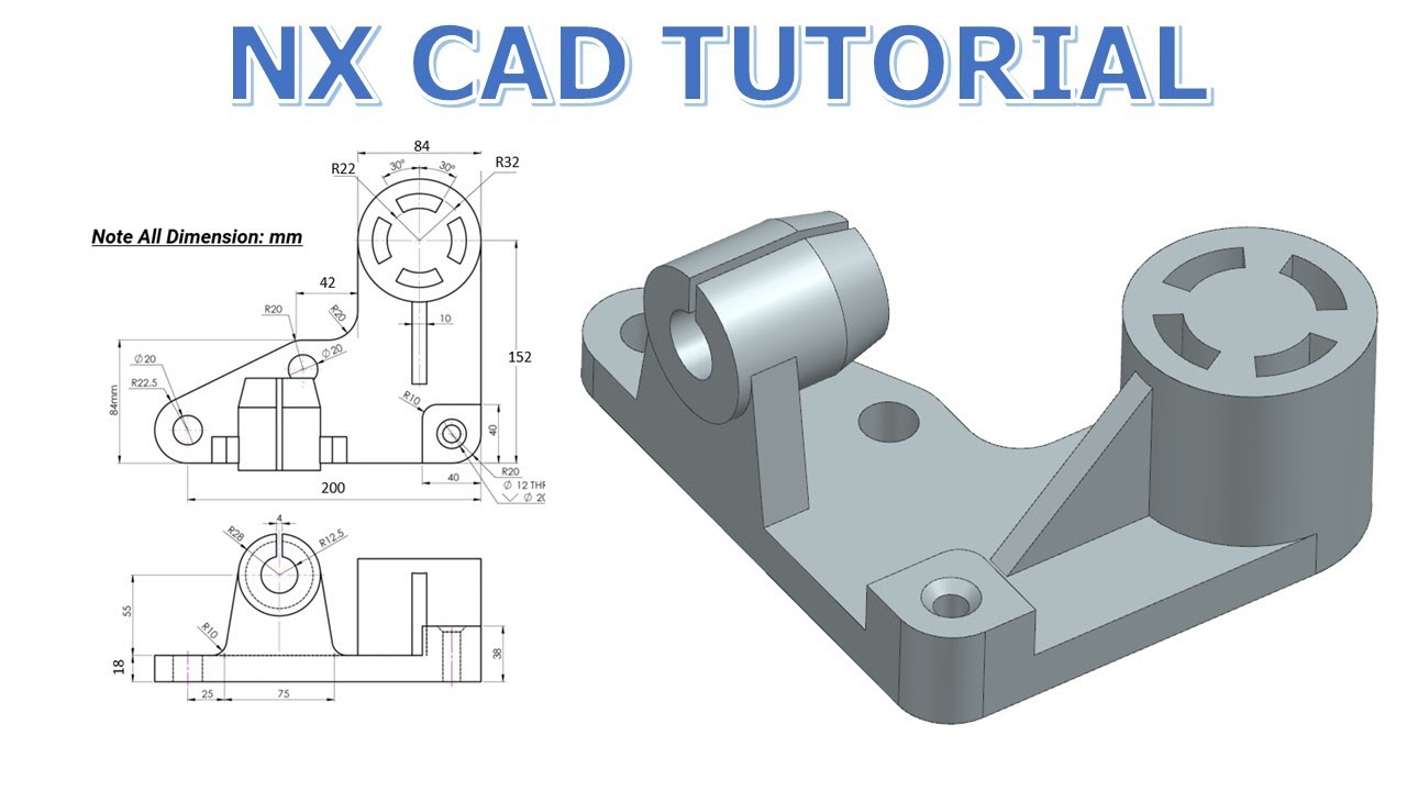 NX CAD Tutorial #88 | NX CAD 3D Model Basic Beginers