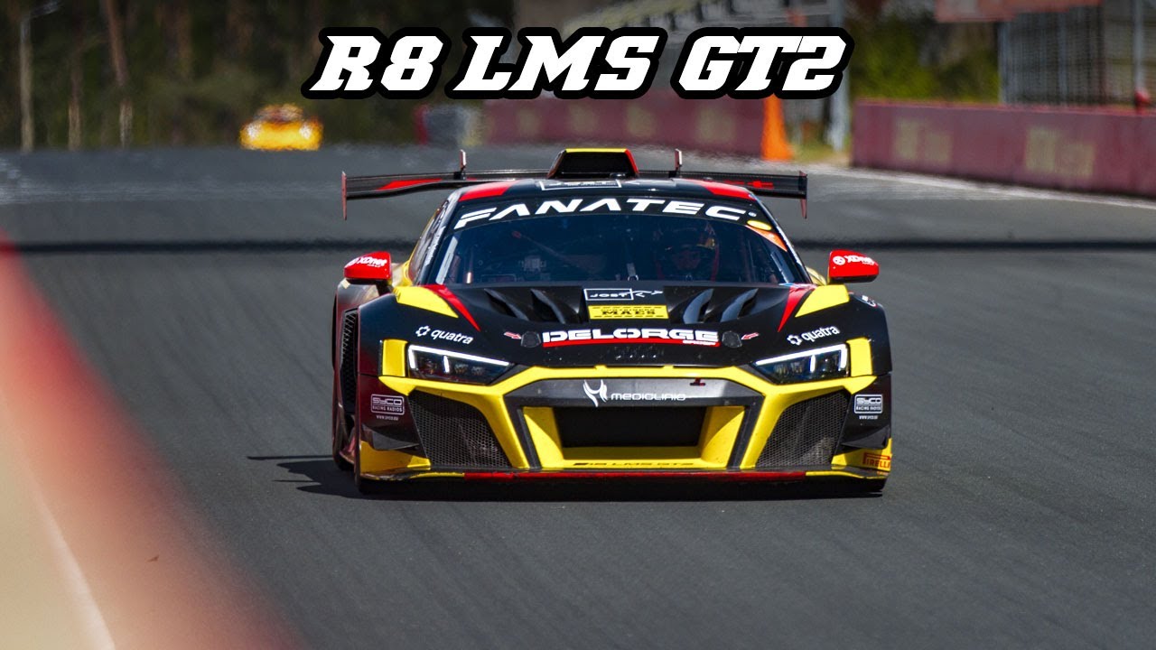 AUDI R8 LMS GT2 | LOUD DOWNSHIFTS & EXHAUST SOUNDS | at Spa & Zolder