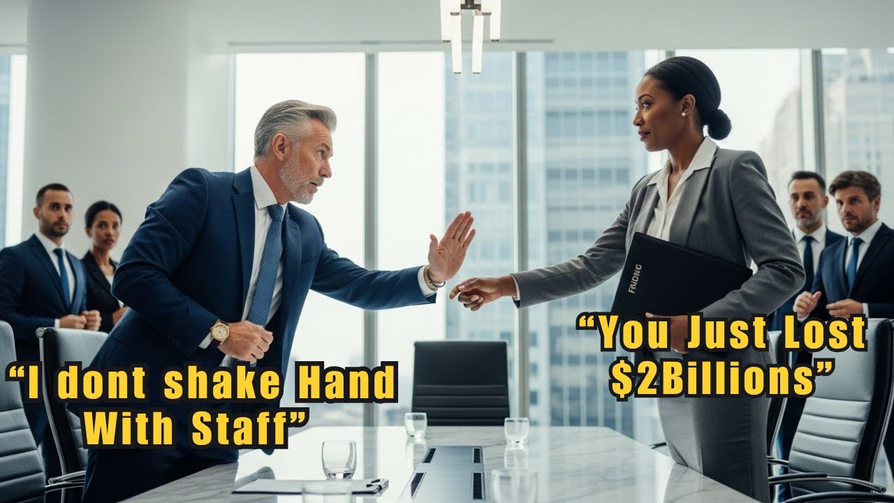Billionaire Said 'I Don't Shake Hands with Staff'—Then the Black Woman Pulled$2 Billion in Funding