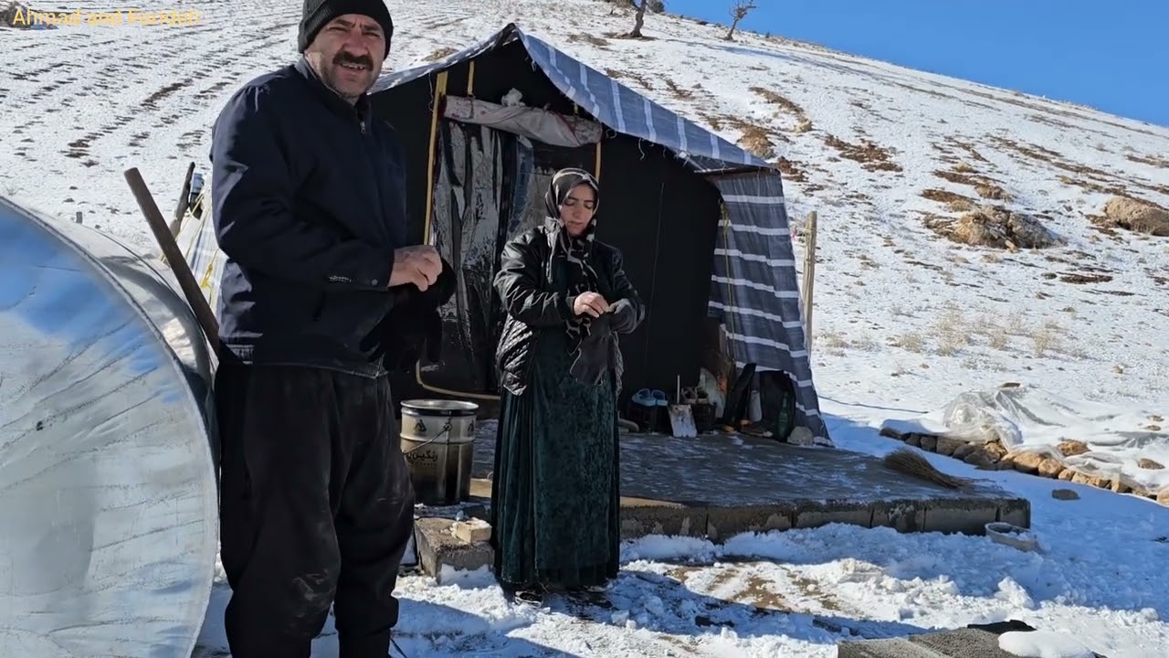 В холоде гор | Собираем камни для хлеба и согреваем чечевичный суп