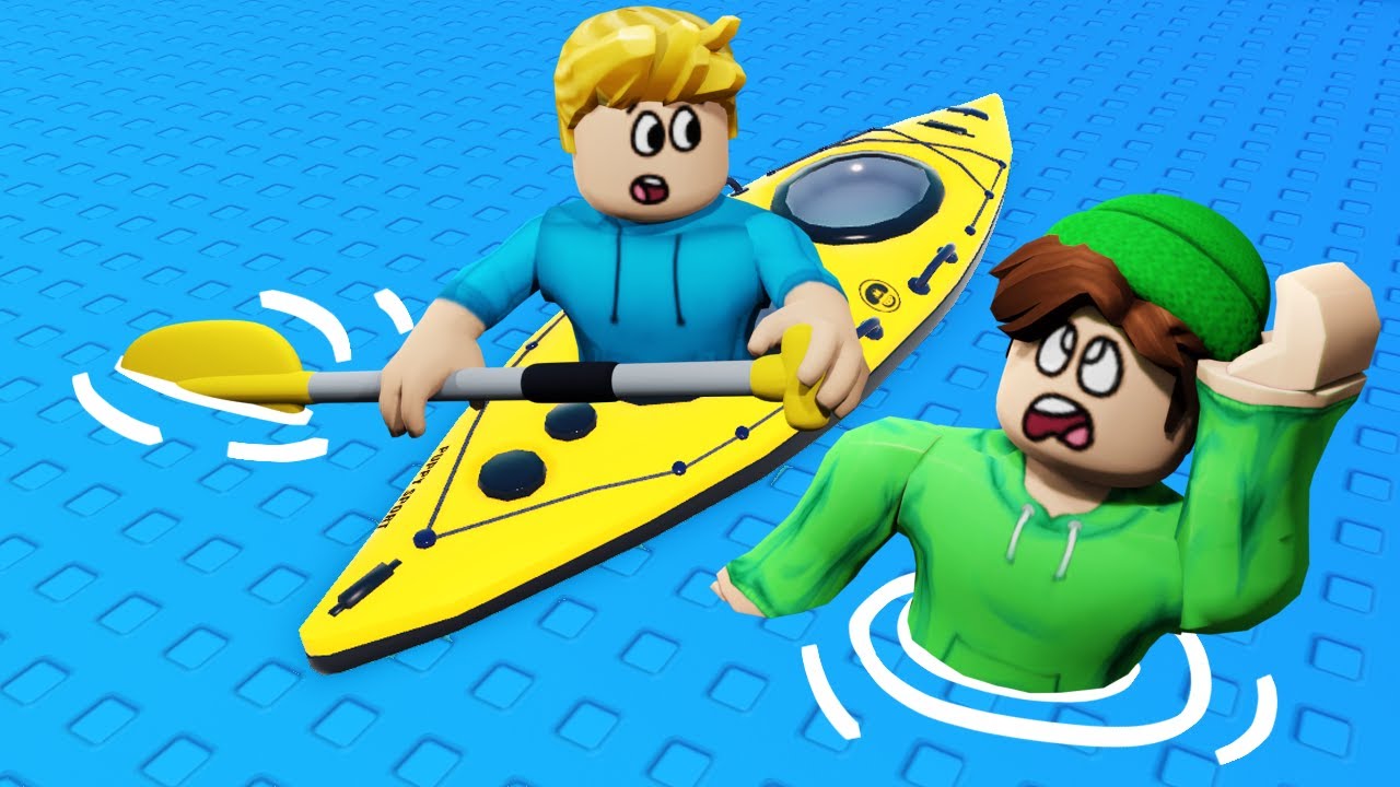 Paddla kayak i Roblox eller...