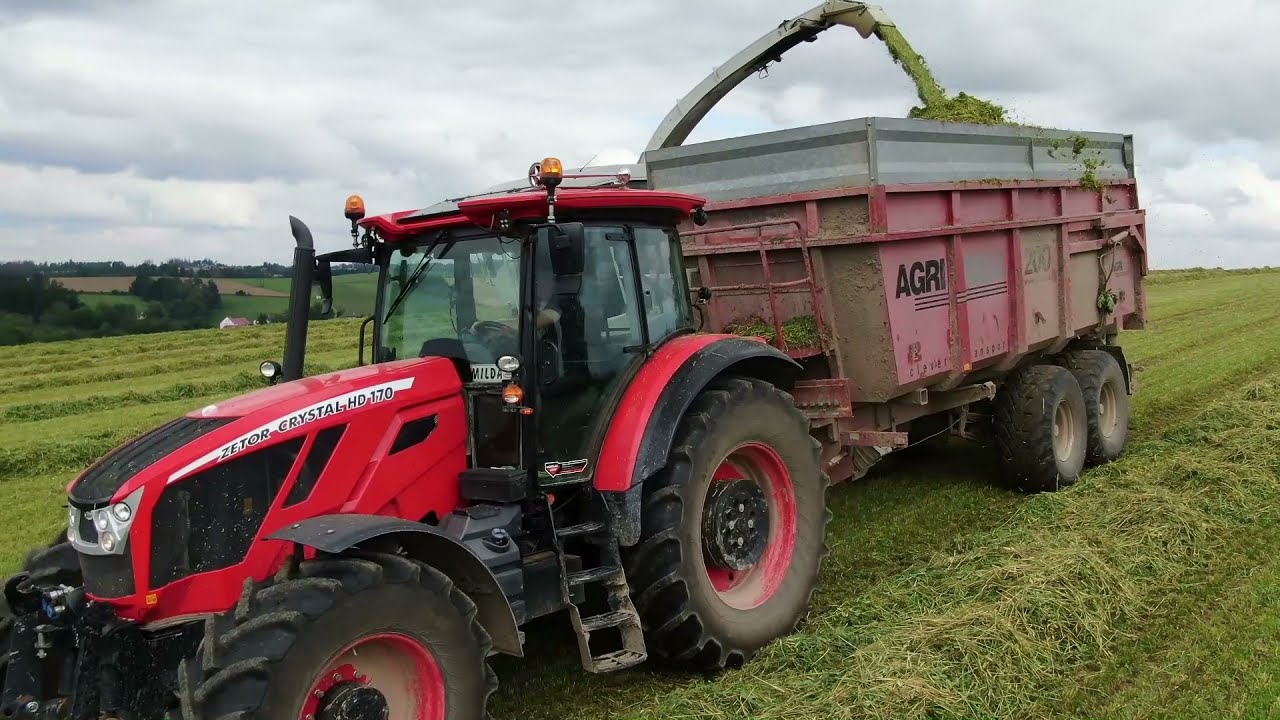 Zetor Crystal 170HD , CaseIH Puma 225cvx , Claas Jaguar 860, Sběr Hrachu