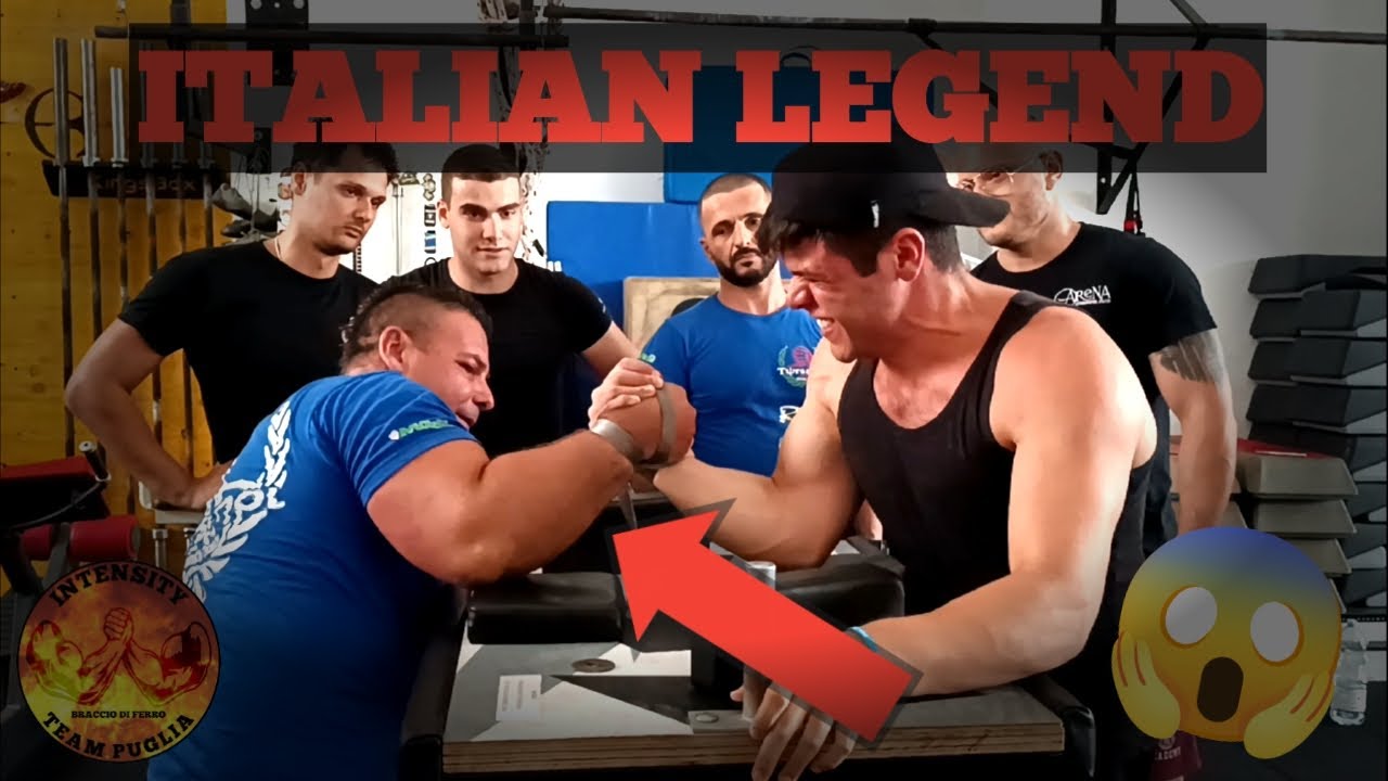 Practice With An Italian Armwrestling LEGEND - Daniele Sircana