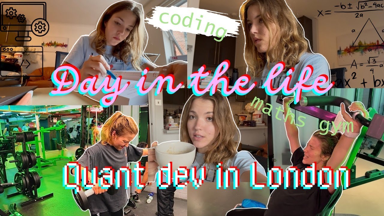 A Day in the Life of a Graduate Quantitative Developer in London | realistic yet productive WFH 👩🏼‍💻