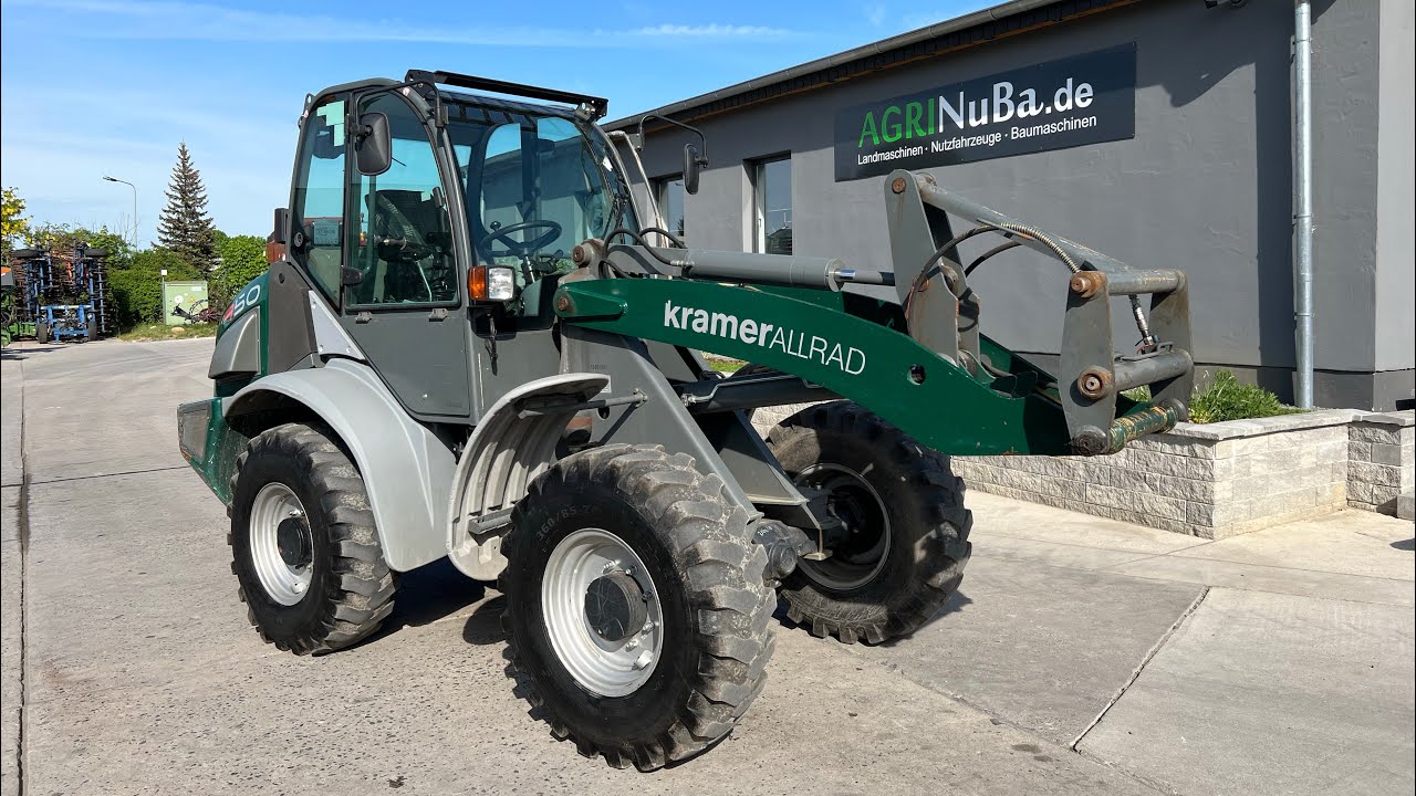 Vorf&uuml;hrung Radlader - Hoflader Kramer 950