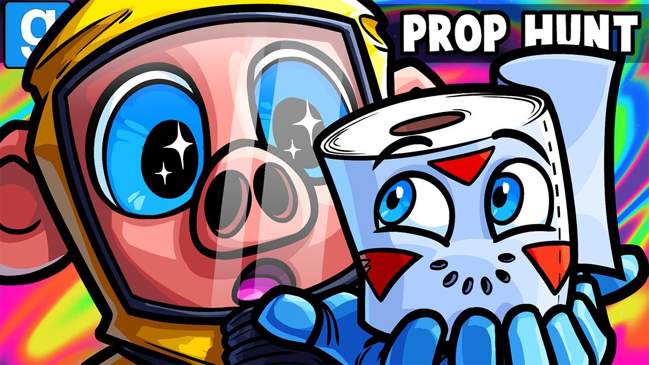 Gmod Prop Hunt Funny Moments - Hunting Under Quarantine! (Garry's Mod)