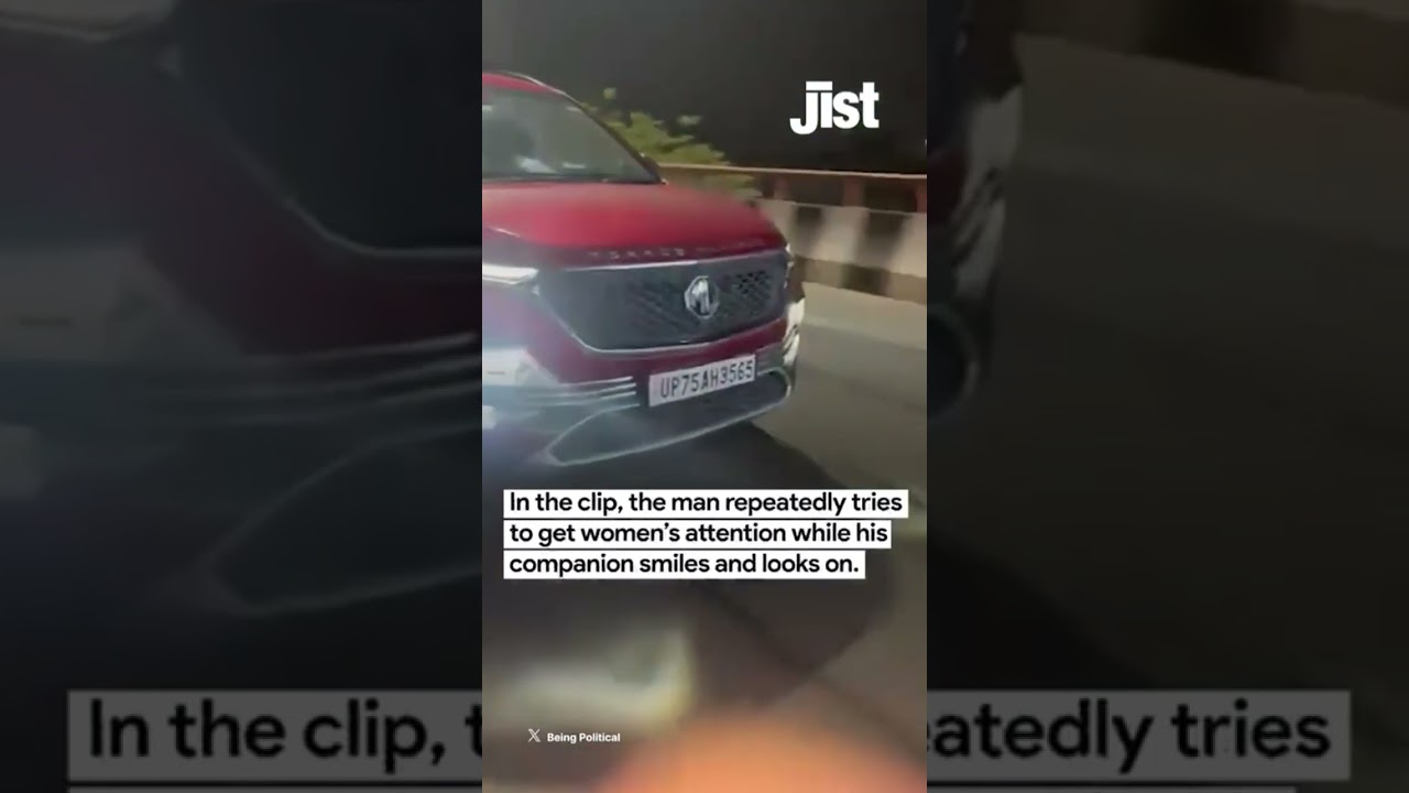 Viral clip shows SUV driver harassing woman; police take swift action in Noida.